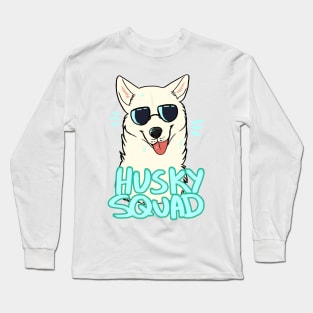 HUSKY SQUAD (white) Long Sleeve T-Shirt